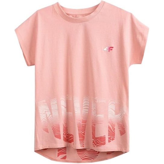 Koszulka 4F Junior HJZ21-JTSD006A (kolor Różowy, rozmiar 158) 4F