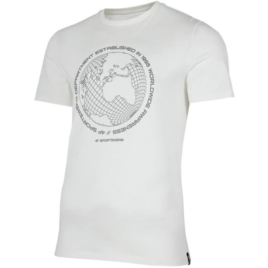 Koszulka 4F M H4Z22 TSM026 (kolor Biały, rozmiar S) 4F