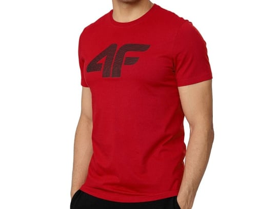 Koszulka 4F Męska H4L22-Tsm353-62S Czerwona R.Xxxl 4F