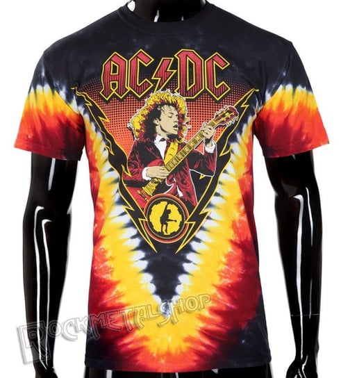 koszulka AC/DC - ANGUS LIGHTNING, barwiona-M Pozostali producenci