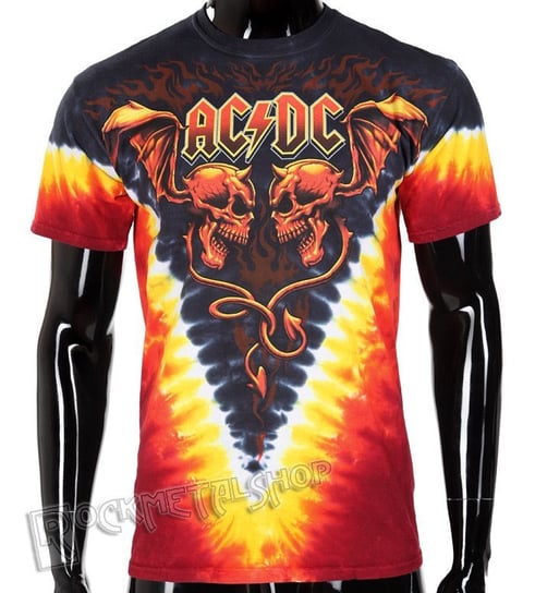 koszulka AC/DC - EVIL WINGS, barwiona-M Pozostali producenci