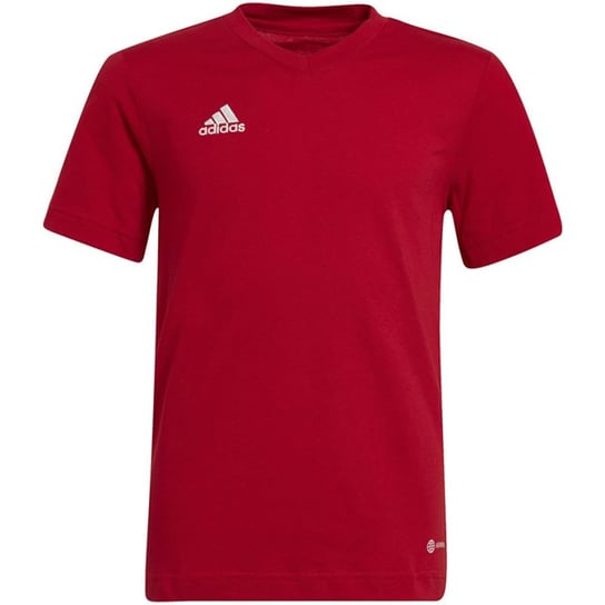 Koszulka adidas Entrada 22 Tee Jr (kolor Czerwony, rozmiar 128cm) Adidas