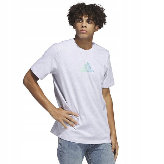 Koszulka adidas Power Logo Tee HT0986 biały S Adidas