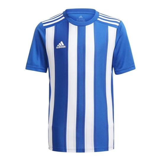 Koszulka adidas Striped 21 Jr (kolor Biały. Niebieski, rozmiar 164) Adidas