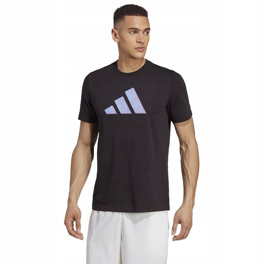 Koszulka adidas Tennis AO Graphic Tee HT5220 czarny XL Adidas