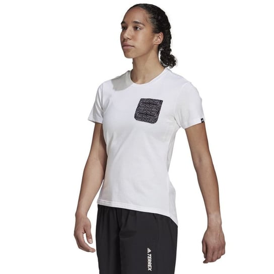 Koszulka adidas TX Pocket Tee W (kolor Biały, rozmiar L) Adidas