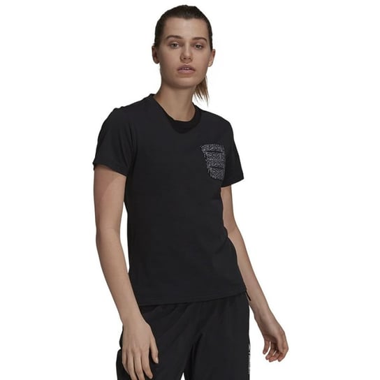 Koszulka adidas TX Pocket Tee W (kolor Czarny, rozmiar L) Adidas