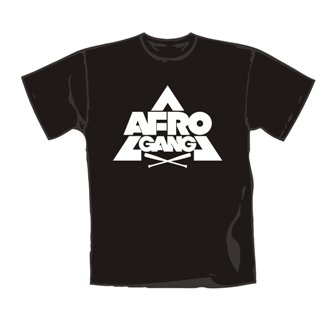 Koszulka Afromental Afro Gang Black (Black, Unisex, Size: M) Merchlabel