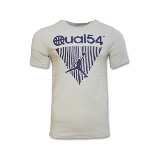 Koszulka Air Jordan Quai 54 T-shirt Short Sleeve Crew Light Bone/Neutral Indigo - DV6290-072-S AIR Jordan