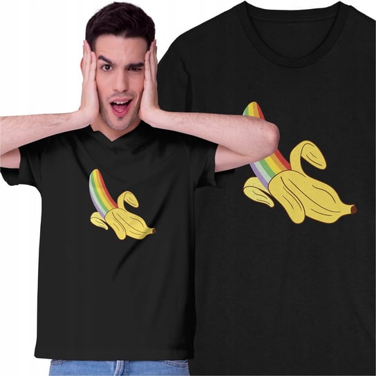 Koszulka Banana Rainbow Banan Tęcza Owoc Owoce Fruit Prezent Inna marka