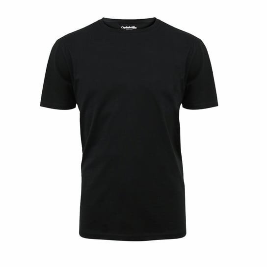 Koszulka bawełniana męska T-shirt czarna Captain Mike® L Captain Mike