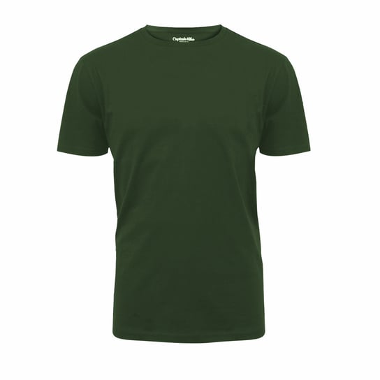 Koszulka bawełniana męska  T-shirt khaki Captain Mike® XL Captain Mike