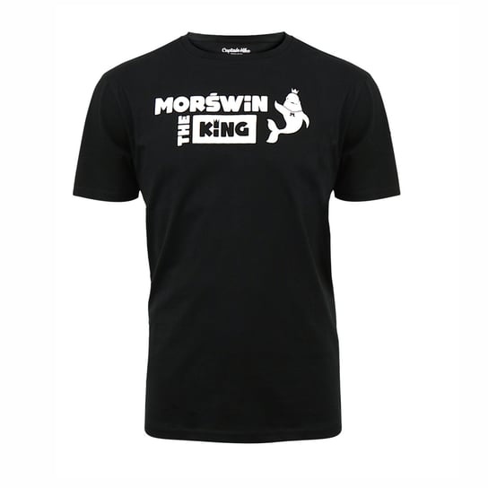 Koszulka bawełniana męska T-shirt z nadrukiem król morświn XXL Captain Mike