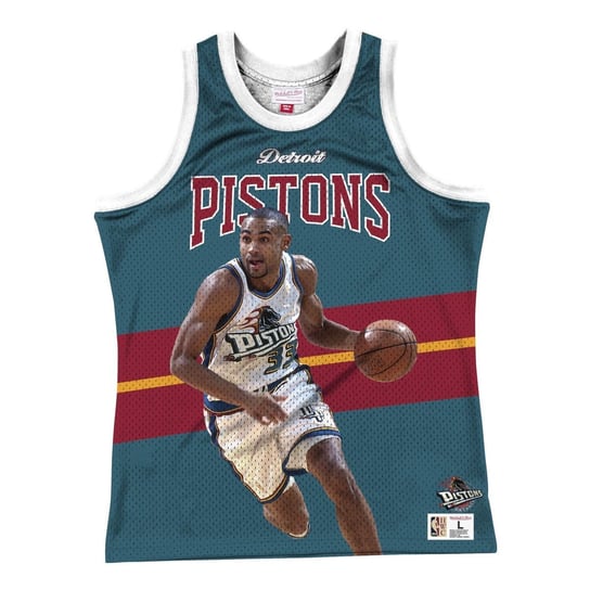 Koszulka bezrękawnik Mitchell & Ness NBA Detroit Pistons Grant Hill-S Mitchell & Ness