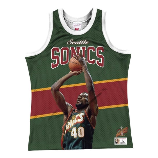 Koszulka bezrękawnik Mitchell & Ness NBA Seattle Supersonics Shawn Kemp-L Mitchell & Ness