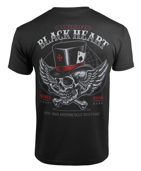 koszulka BLACK HEART - HAT SKULL-XL BLACK HEART