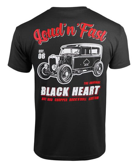 koszulka BLACK HEART - HOT ROD A-XL BLACK HEART