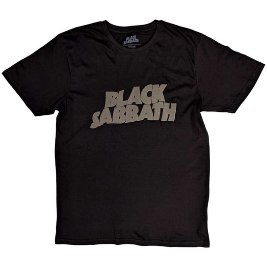 koszulka BLACK SABBATH - WAVY LOGO HI-BUILD-L Inna marka