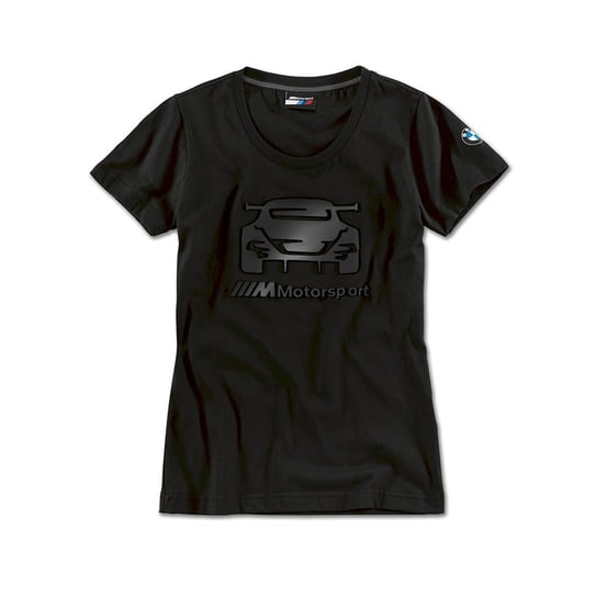 Koszulka BMW M Motorsport z grafiką, czarna, damska - M BMW