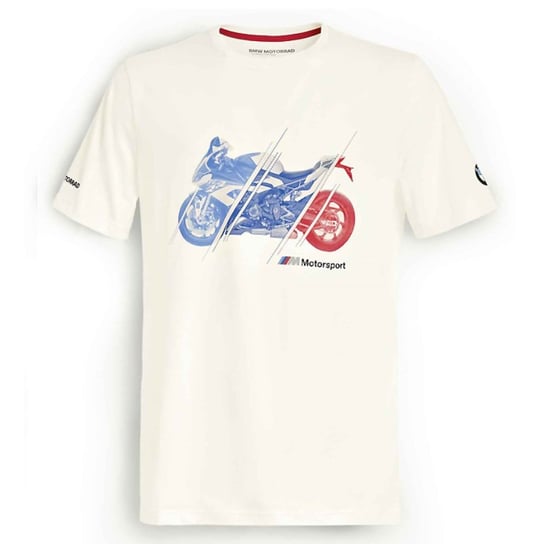Koszulka BMW Motorrad M Motorsport, biała, unisex - S BMW