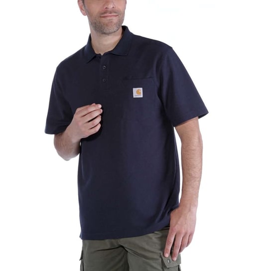 Koszulka Carhartt Polo Contractor's Work Pocket navy Inny producent