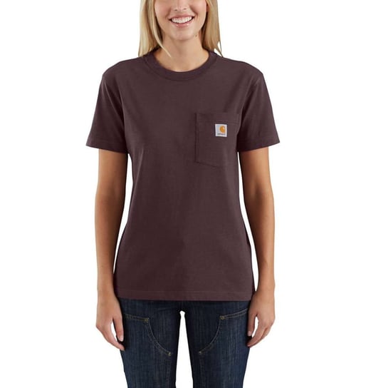 Koszulka Carhartt WK87 Workwear Pocket S/S T-Shirt DEEP WINE Inna marka