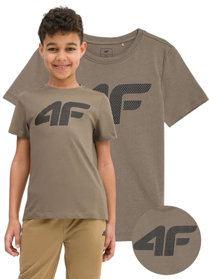 Koszulka chłopięca 4F beż 4F