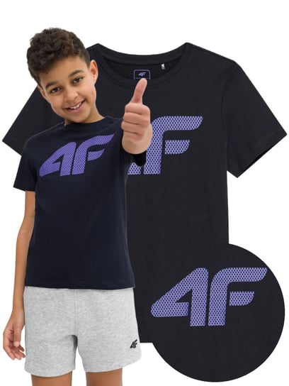 Koszulka chłopięca 4F granat 4F