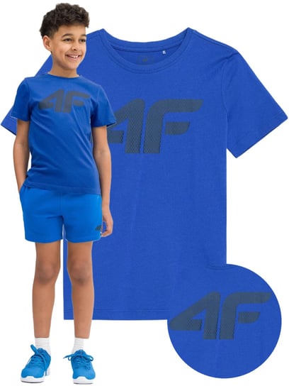 Koszulka chłopięca 4F kobalt 4F