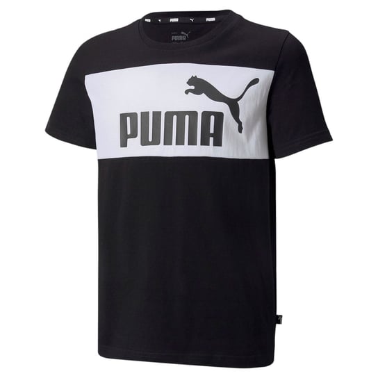 Koszulka chłopięca Puma ESS BLOCK czarna 84612756-152 Puma