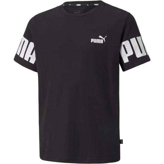 Koszulka chłopięca Puma POWER COLORBLOCK czarna 58933501-116 Inna marka