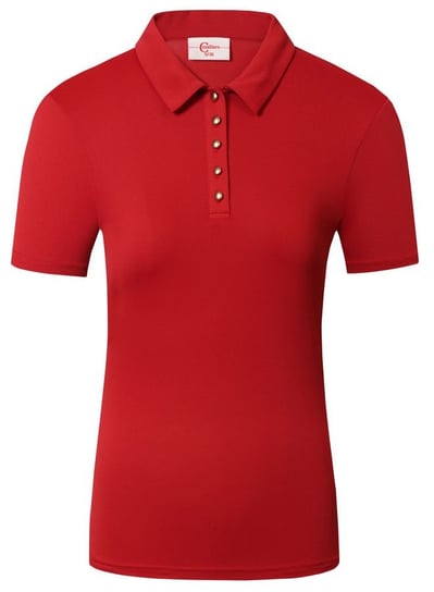 Koszulka COVALLIERO 23SS Polo damska czerwona, rozmiar: L Inna marka
