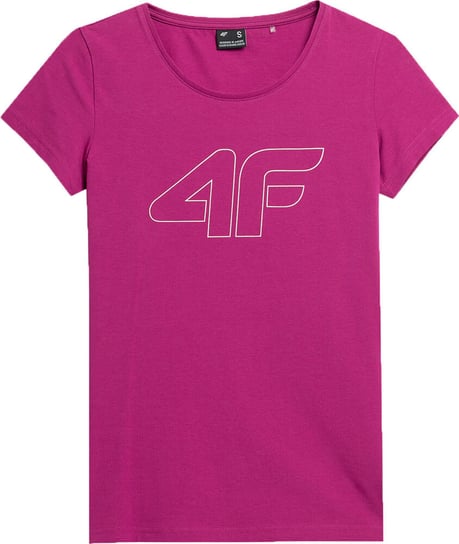 Koszulka damska 4F F0907 różowa 4FAW23TTSHF0907 53S-L 4F