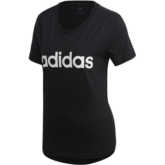 Koszulka damska adidas Essentials Linear Slim Tee czarna DP2361 Adidas