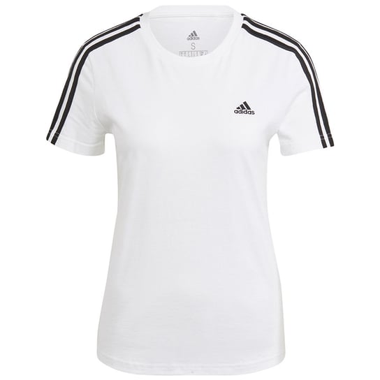 Koszulka damska adidas Essentials Slim T-Shirt biała GL0783 Adidas