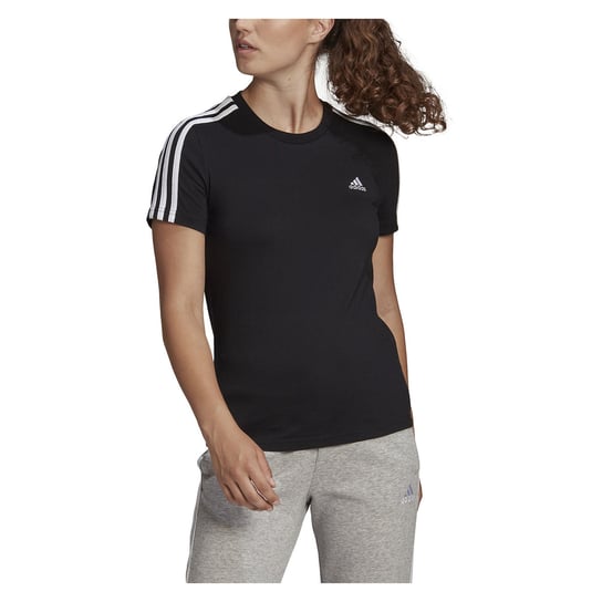 Koszulka damska adidas Essentials Slim T-Shirt czarna GL0784 Adidas