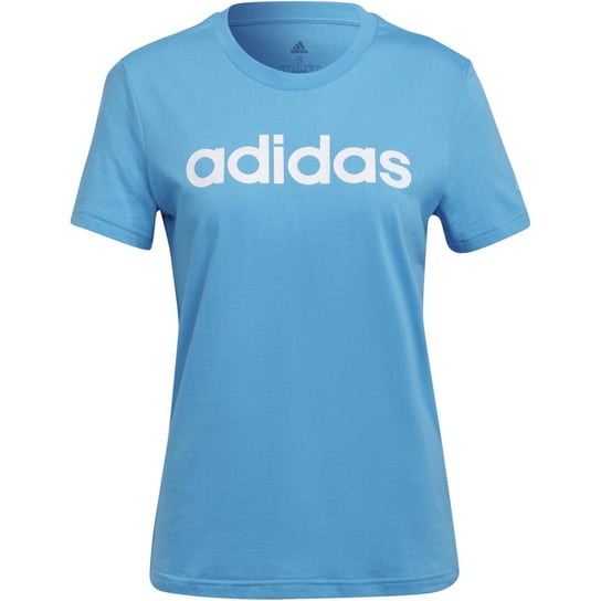 Koszulka damska adidas SPORTSWEAR LOUNGEWEAR ESSENTIALS SLIM LOGO niebieska HC9272-S Inna marka