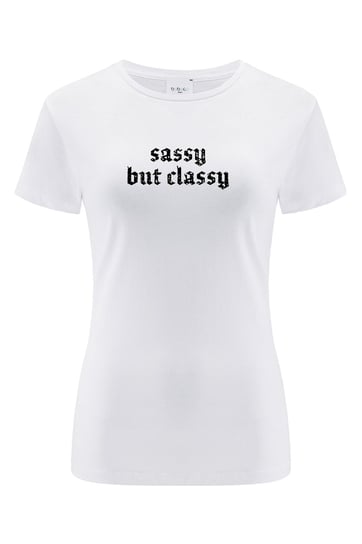 Koszulka damska Babaco wzór: Sassy but classy 001, rozmiar S Inna marka