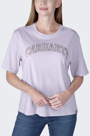 Koszulka damska bawełniana Carhartt Lightweight Graphic Lilac Haze - L Carhartt