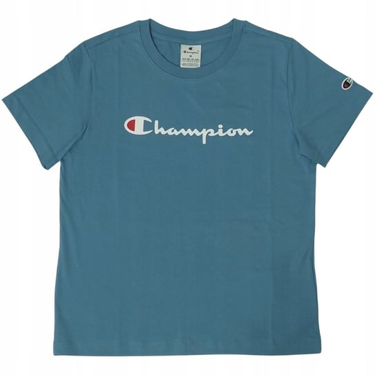 Koszulka damska Champion SS Tee niebieska 117534 BS099 XL Champion