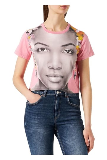 Koszulka damska Desigual Face bawełniana t-shirt-XL Desigual