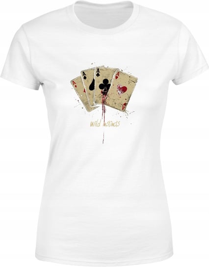 Koszulka damska dla strategów Pokerowe cztery Asy Wild Instincts T-shirt Inna marka