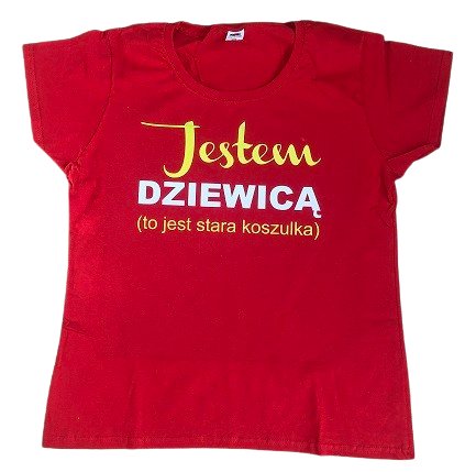 Koszulka Damska Jestem Dziewicą To Jest Stara Koszulka R.xl Inna marka