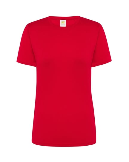 Koszulka damska krój sportowy , materiał oddychający kolor czerwony roz.S M&C