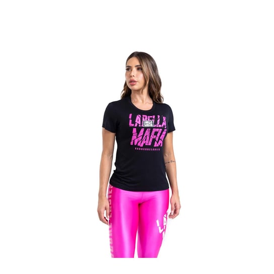 Koszulka damska LABELLAMAFIA T-SHIRT HARDCORE BLACK-M Inna marka