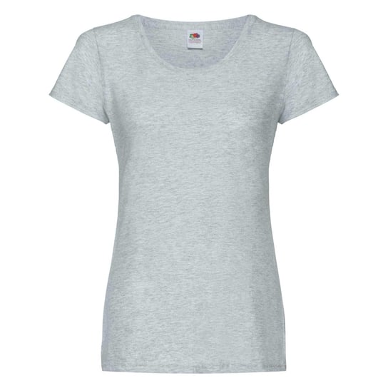 Koszulka damska Ladyfit Original Fruit of the Loom - Heather Grey L FRUIT OF THE LOOM