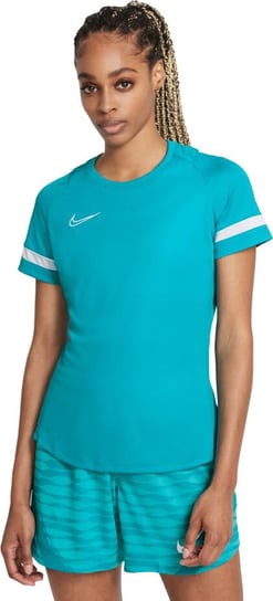Koszulka damska Nike NK Df Academy 21 Top Ss niebieska CV2627 356-M Inna marka