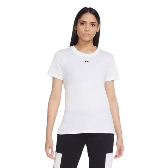 Koszulka damska Nike NSW Essntl Tee Ss Crew Lbr biała CZ7339 101 Nike