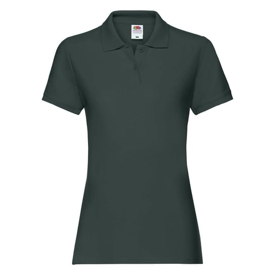 Koszulka damska Premium Polo Fruit of the Loom - Czarny L FRUIT OF THE LOOM