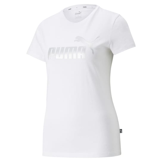 Koszulka damska Puma ESSENTIALS+ METALLIC LOGO biała 84830302-XL Inna marka